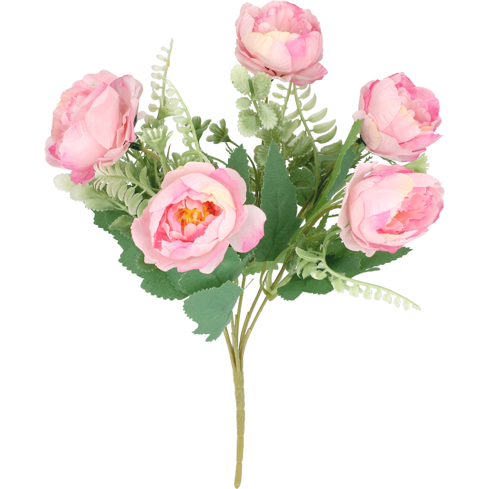 Artificial Pink Austin Roses (1 Bouquet) 