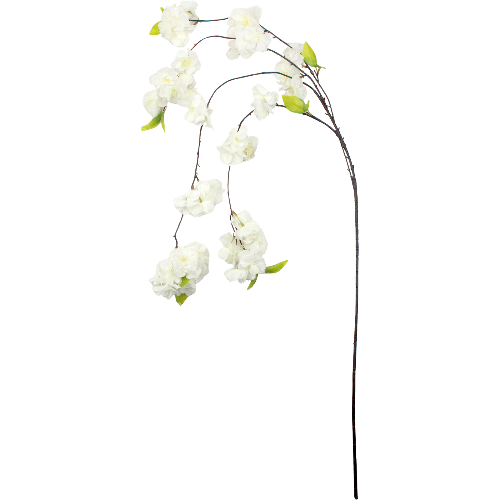 Artificial White Cherry Blossom (1 Branch) 