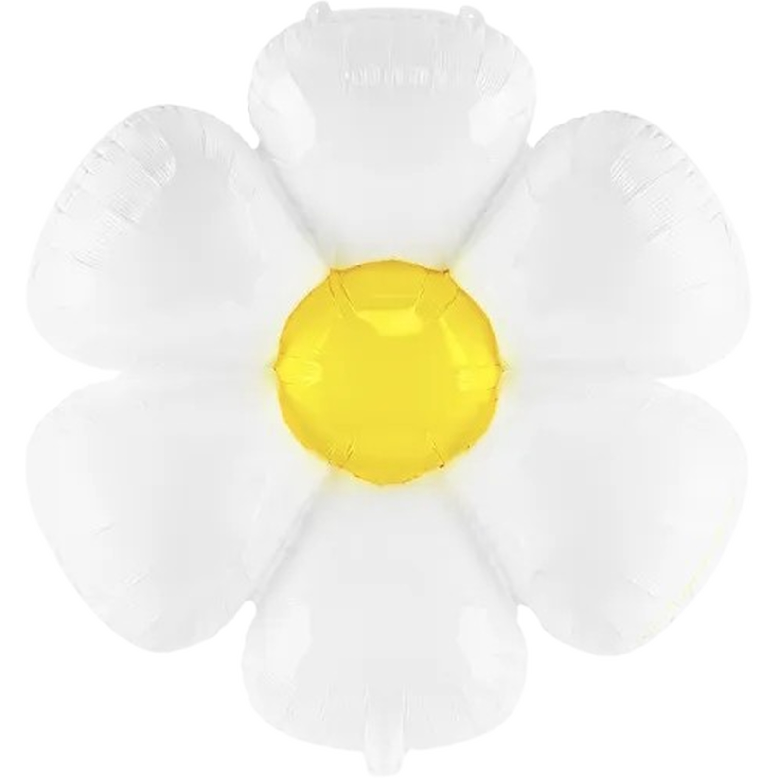 White Daisy Flower Supershape Foil Balloon 80cm