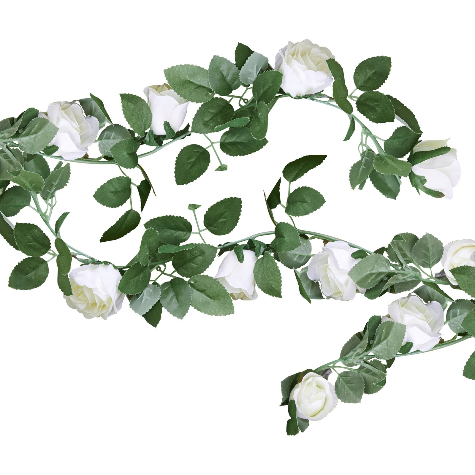 Ginger Ray White Rose Garland (2m)