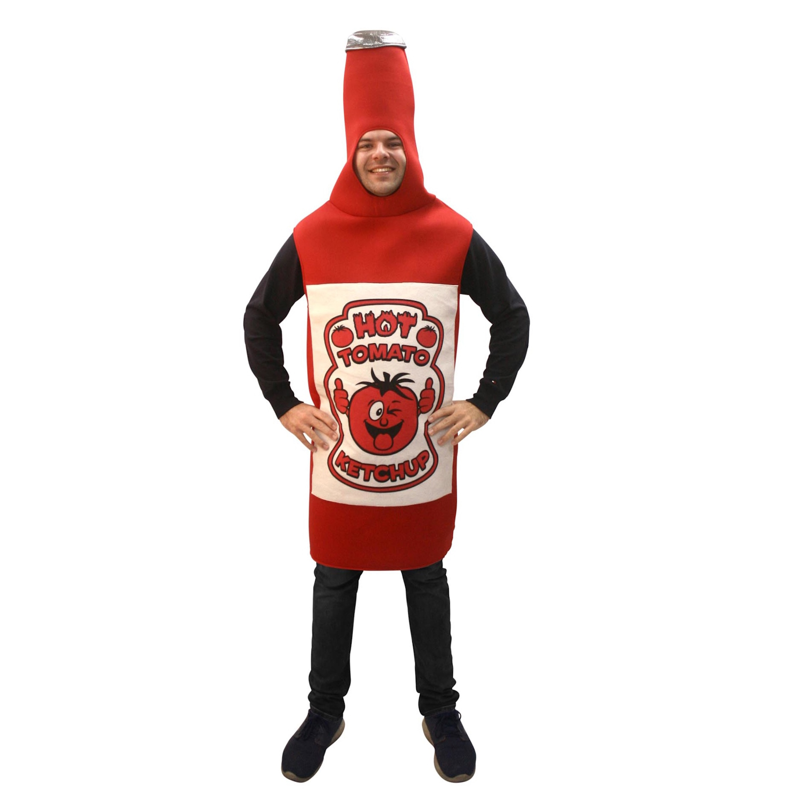 Adult Hot Tomato Ketchup Costume One Size 