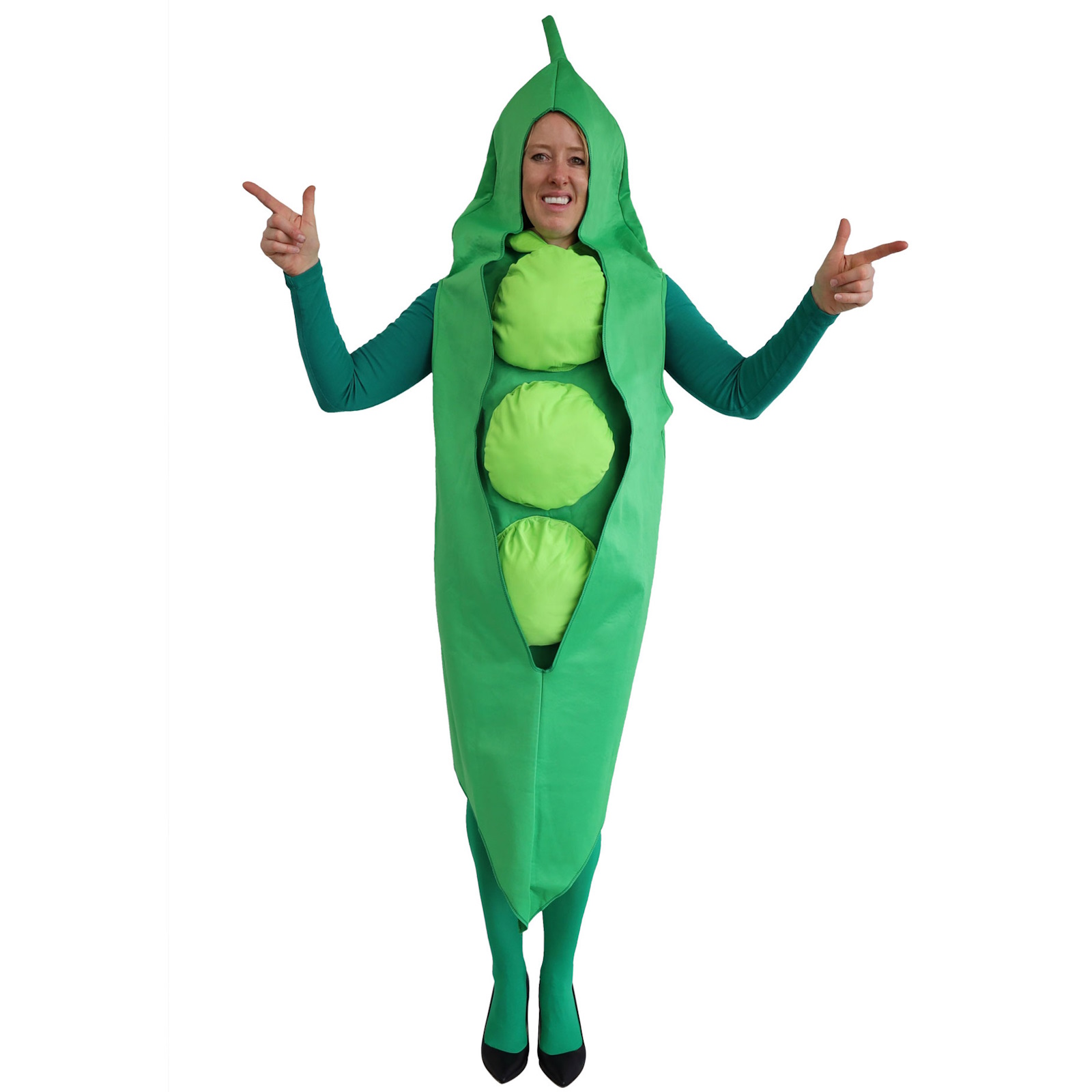 Adult Green Pea Costume One Size 