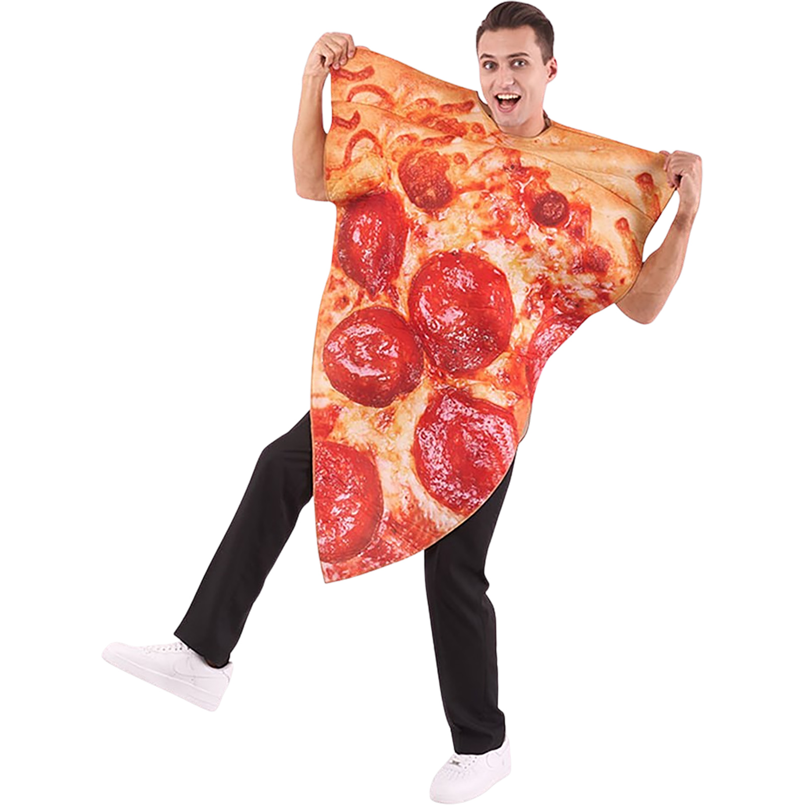 Adult Pepperoni Pizza Costume One Size