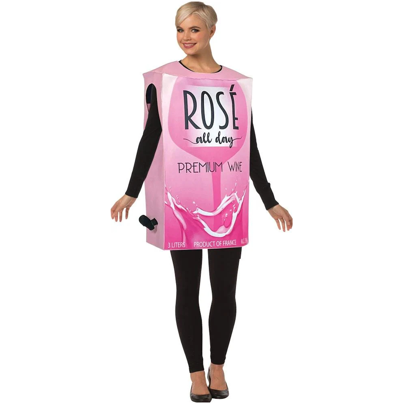 Rose Wine Box Adult Costume Standard One Size