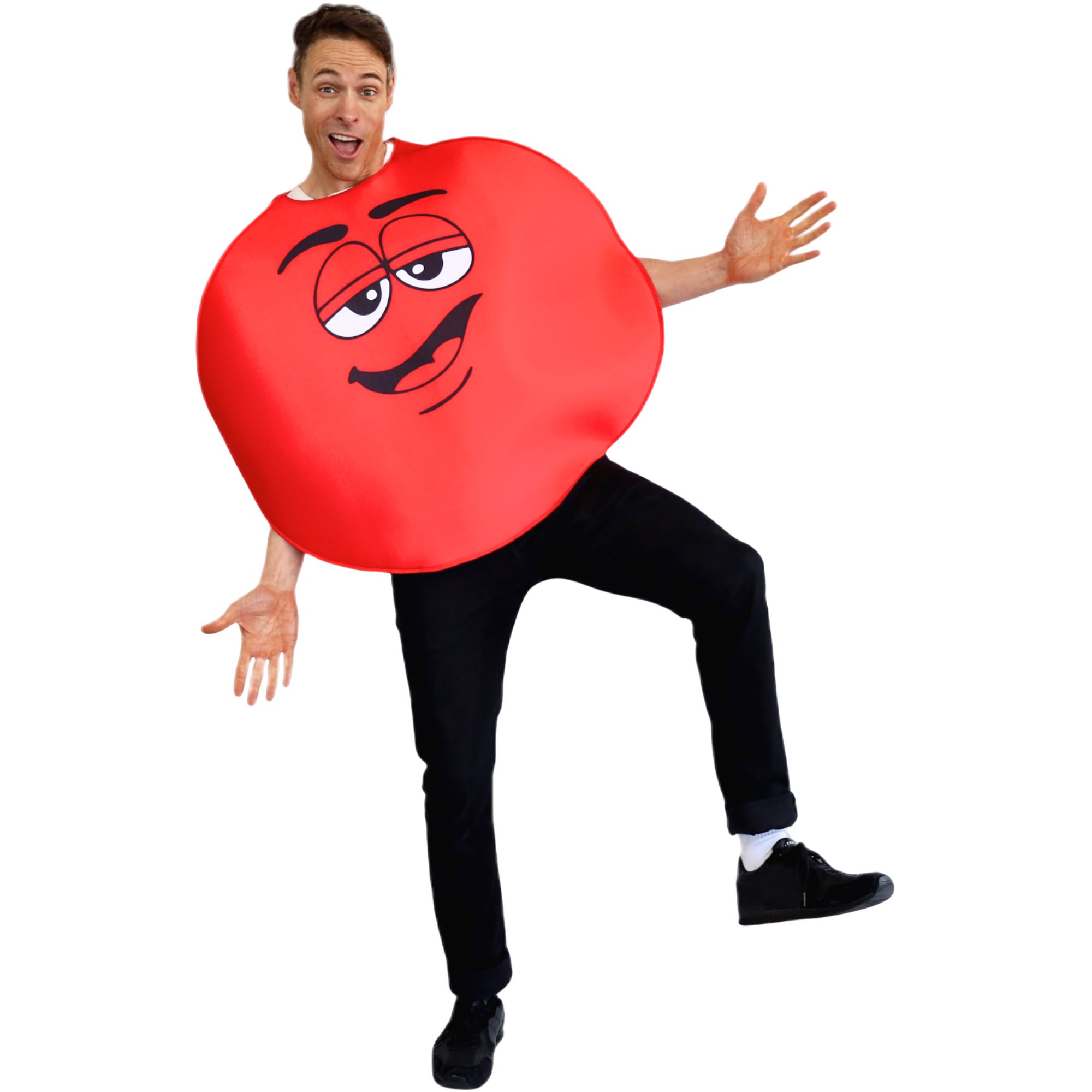 Adult Red Chocolate Button Costume One Size 