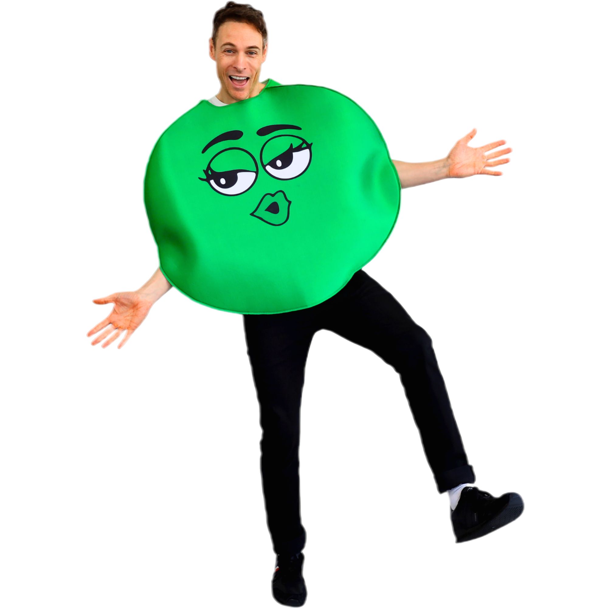 Adult Green Chocolate Button Costume One Size 