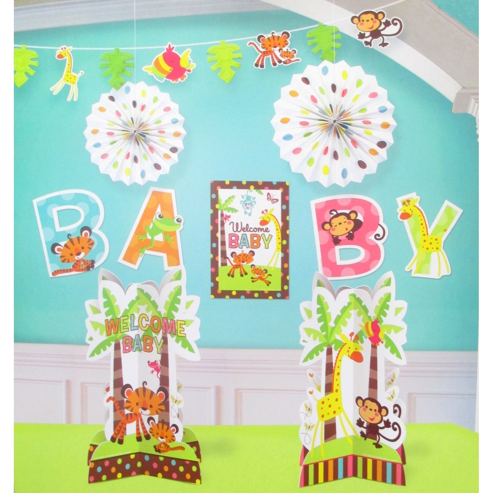 Fisher Price Baby Shower Room Decorating Kit