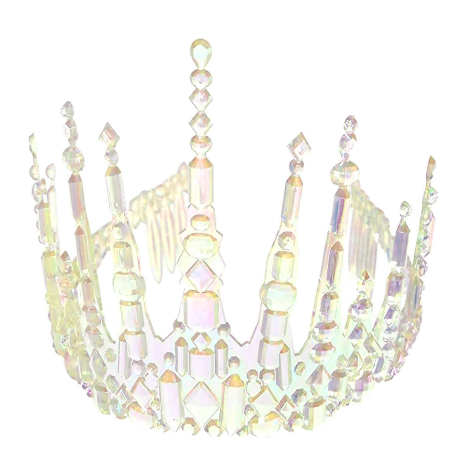 Iridescent Icicle Snow Princess Crown