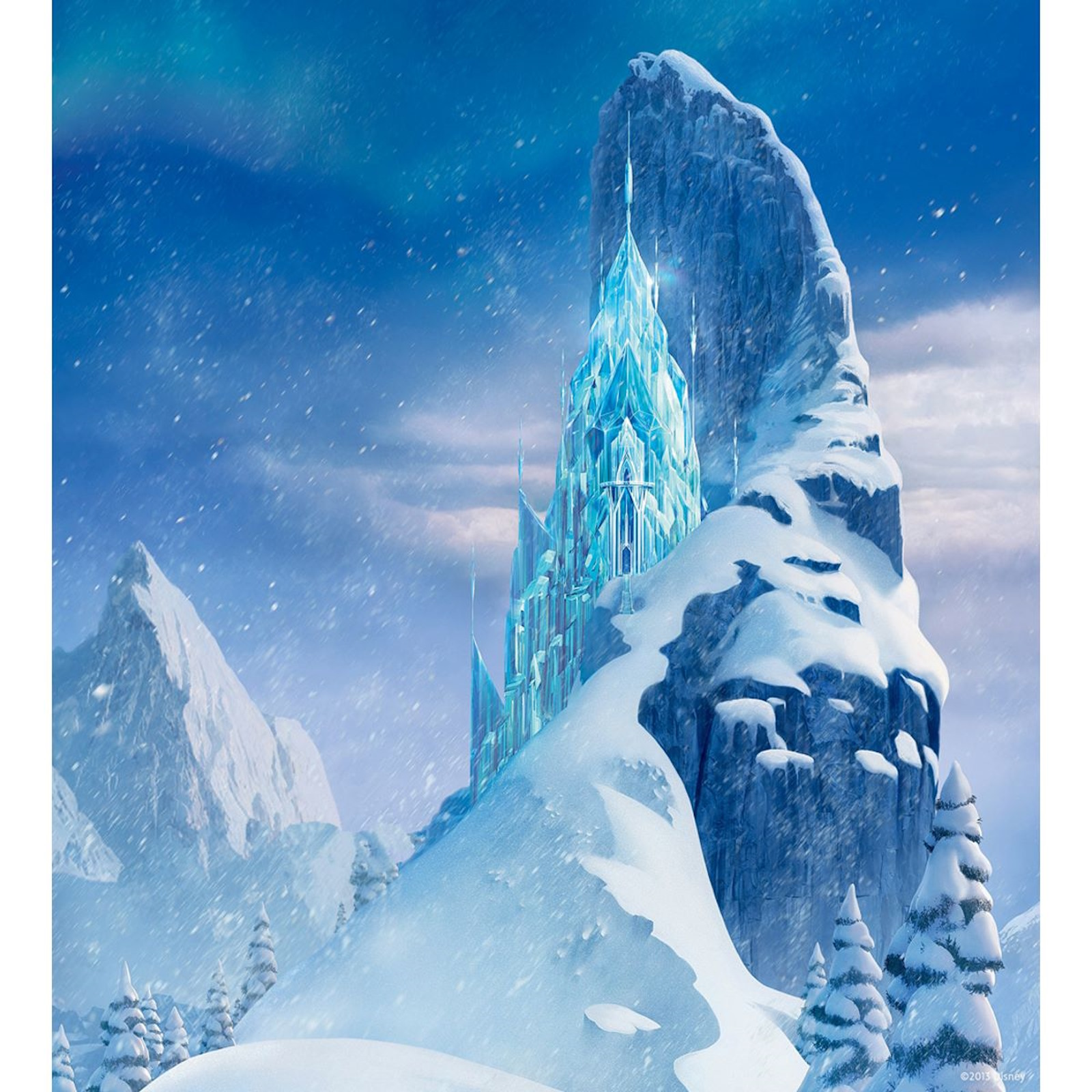 Ice Castle Fabric Wall Backdrop