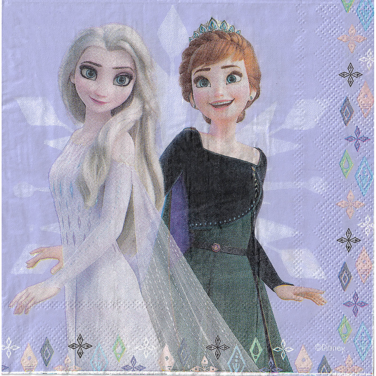 Frozen Snow Magic Large Napkins / Serviettes (Pack of 20) 
