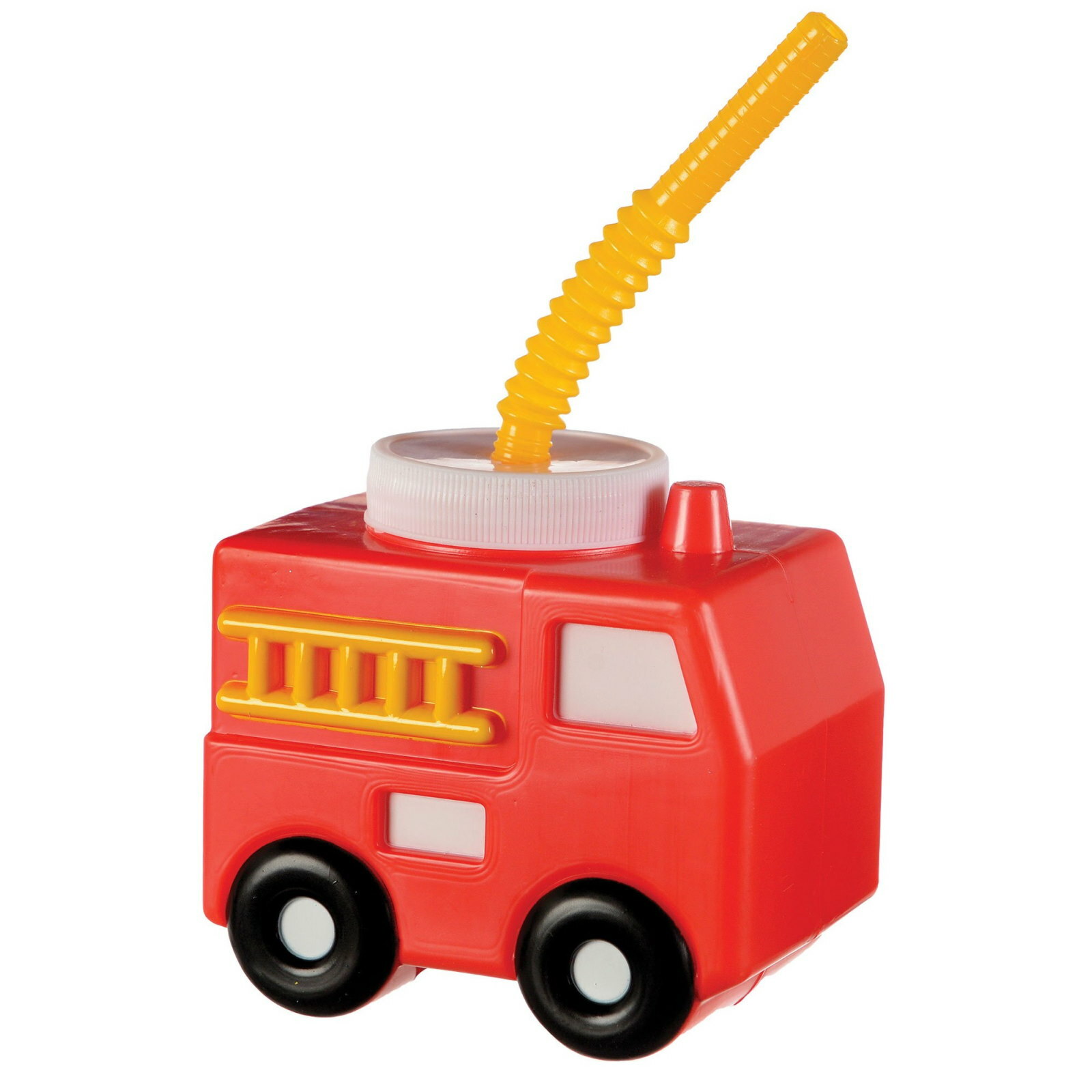 First Responders Fire Engine Novelty Cup with Straw