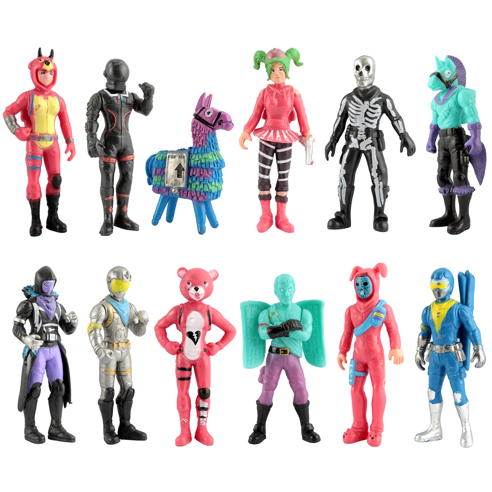 Fortnite Plastic Figurine Cake Toppers (Set of 12)