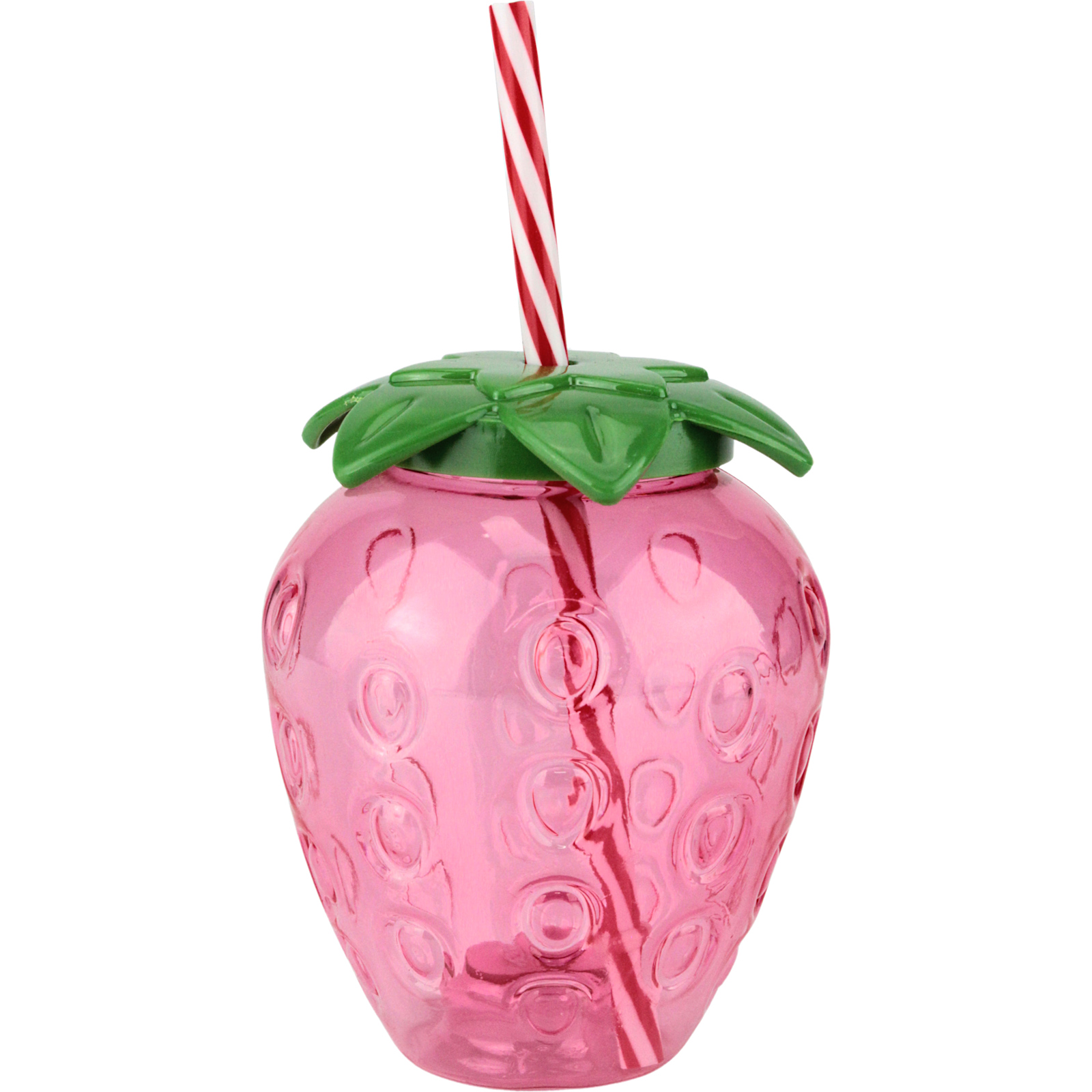 Strawberry Novelty Cup with Straw