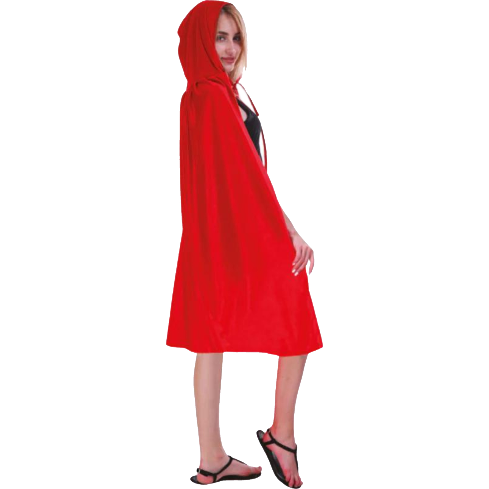 Red Hooded Adult Cape 