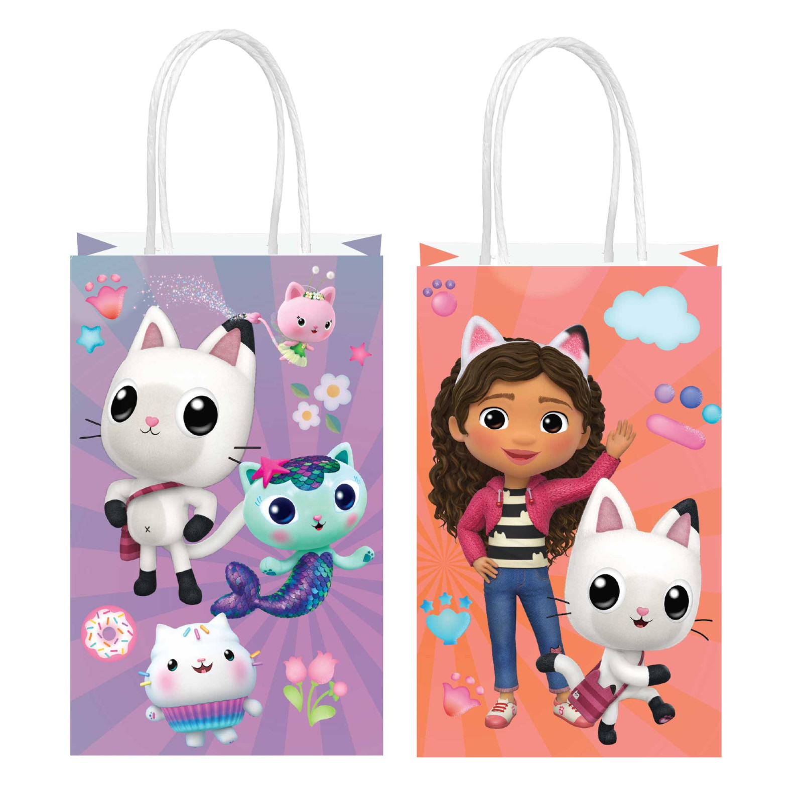 Gabby's Dollhouse Paper Gift Bags (Pack of 8)