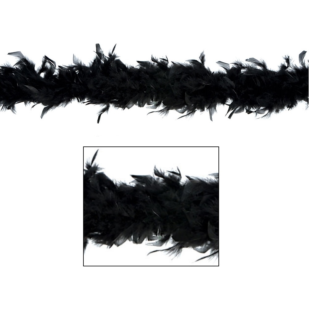 Black Feather Boa