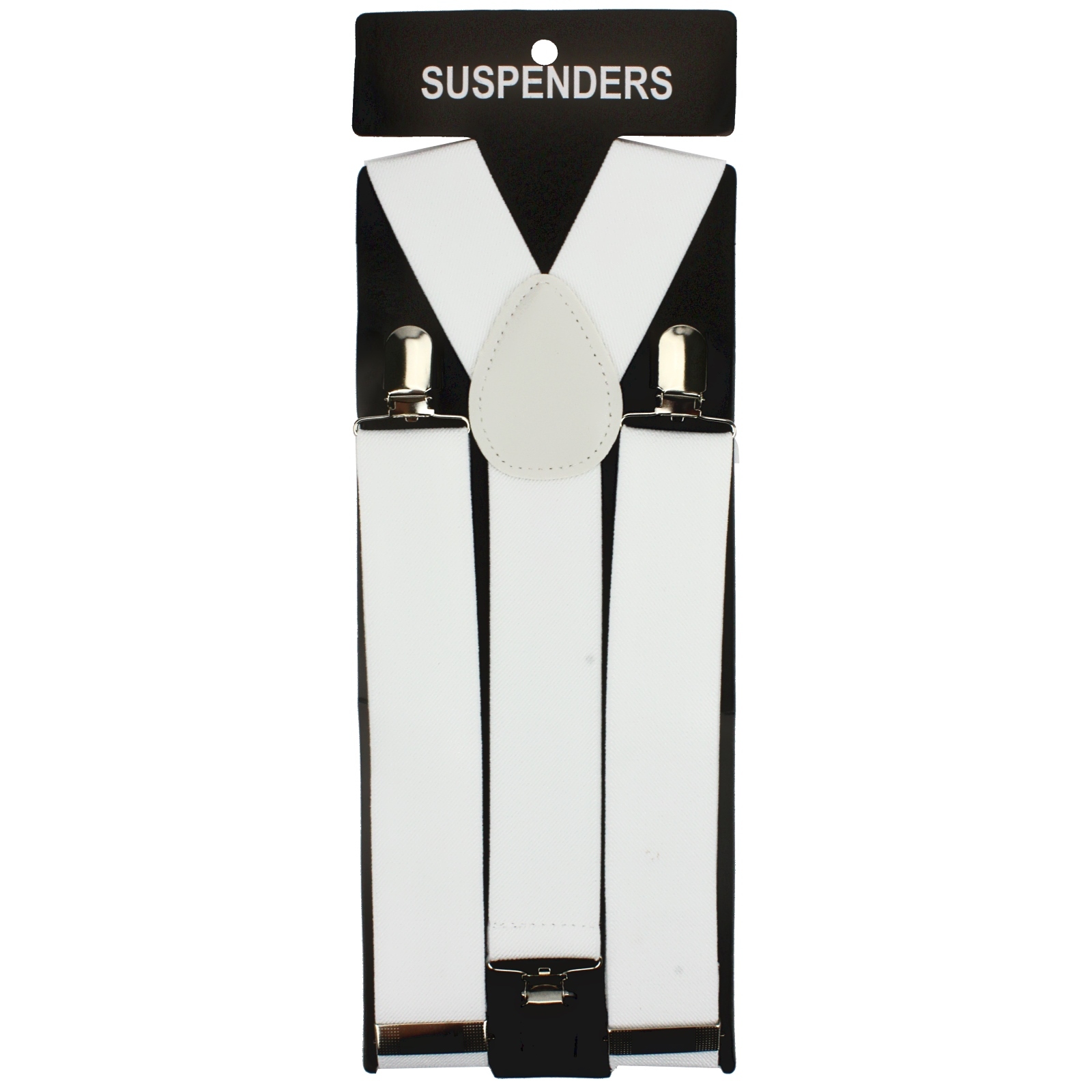 White Suspender Braces