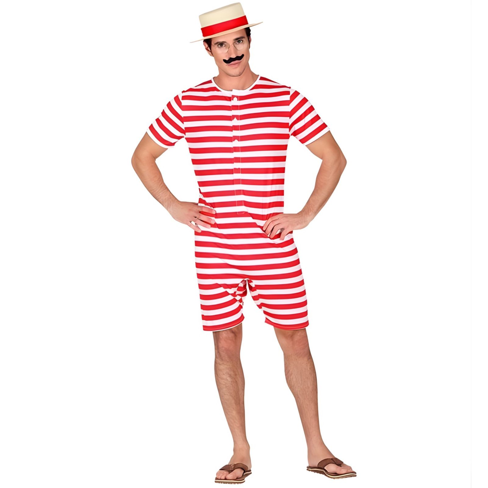 Retro Bathing Suit Men's Costume X-Large
