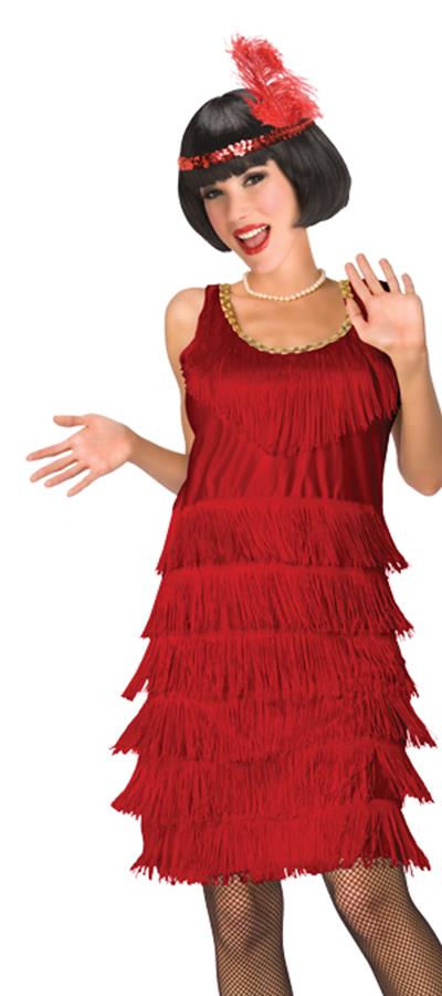Red 1920's Flapper Adult Costume