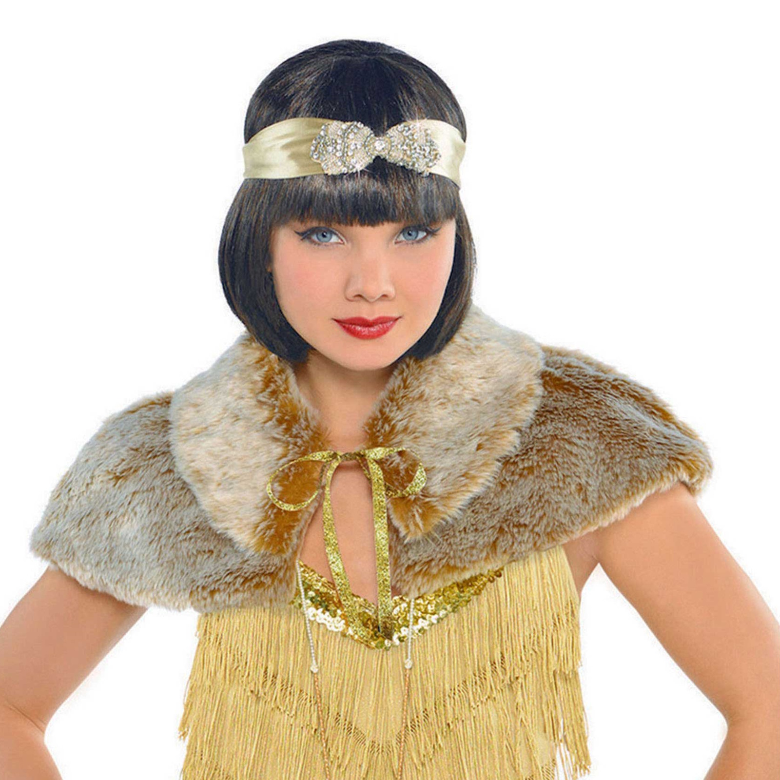Roaring 20's Furry Capelet