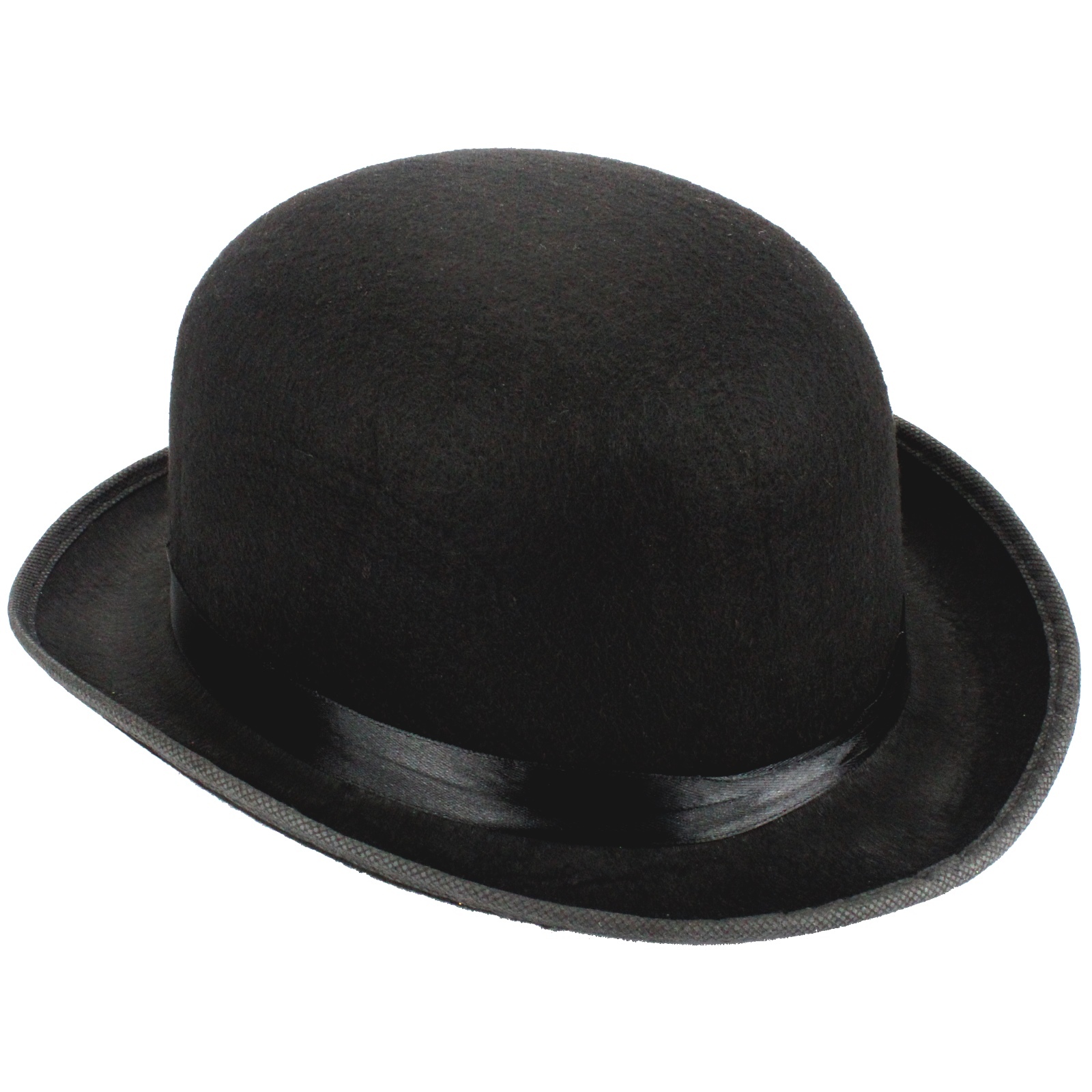 Black Bowler Hat Adult
