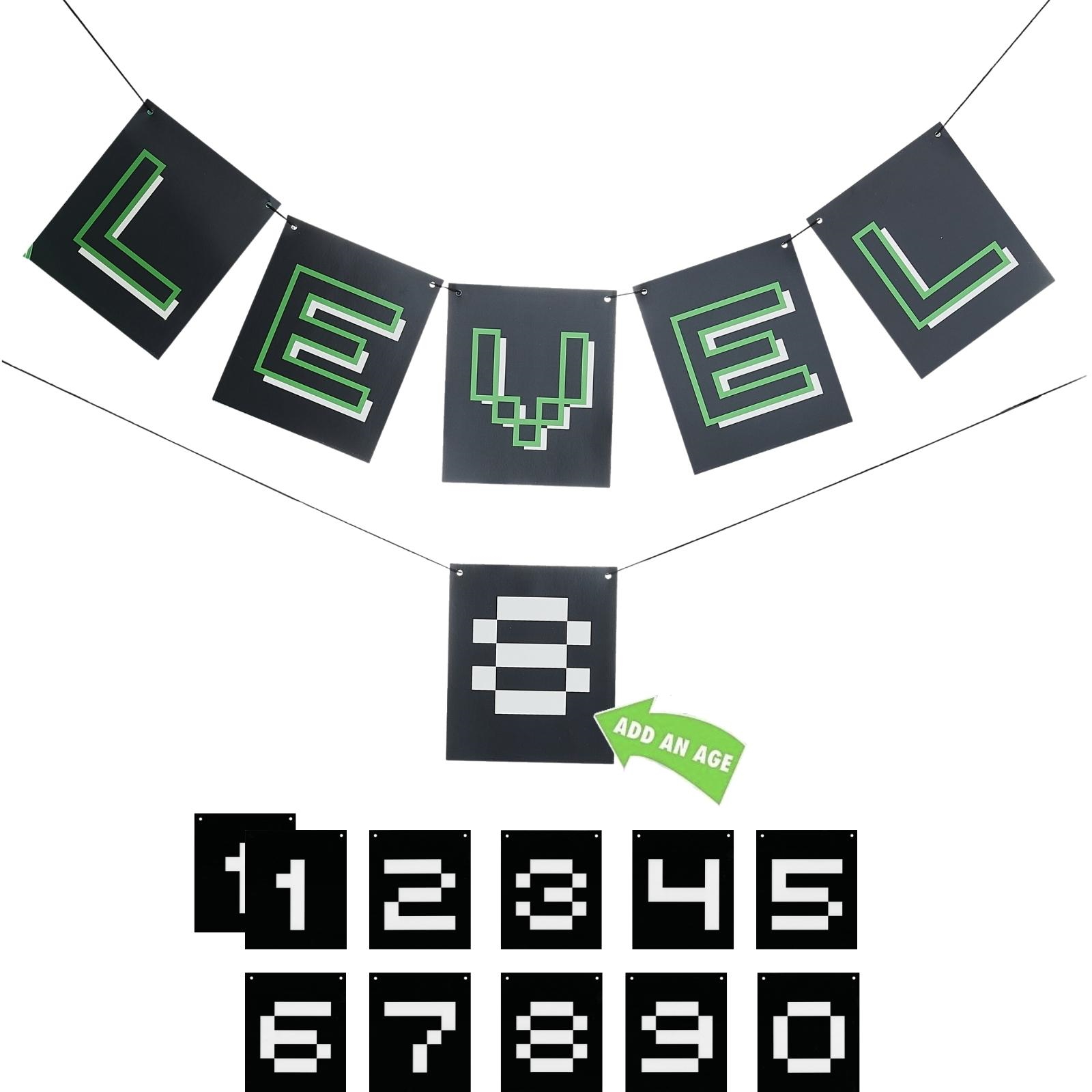 Ginger Ray Game On Customisable Age Pennant Banner Kit