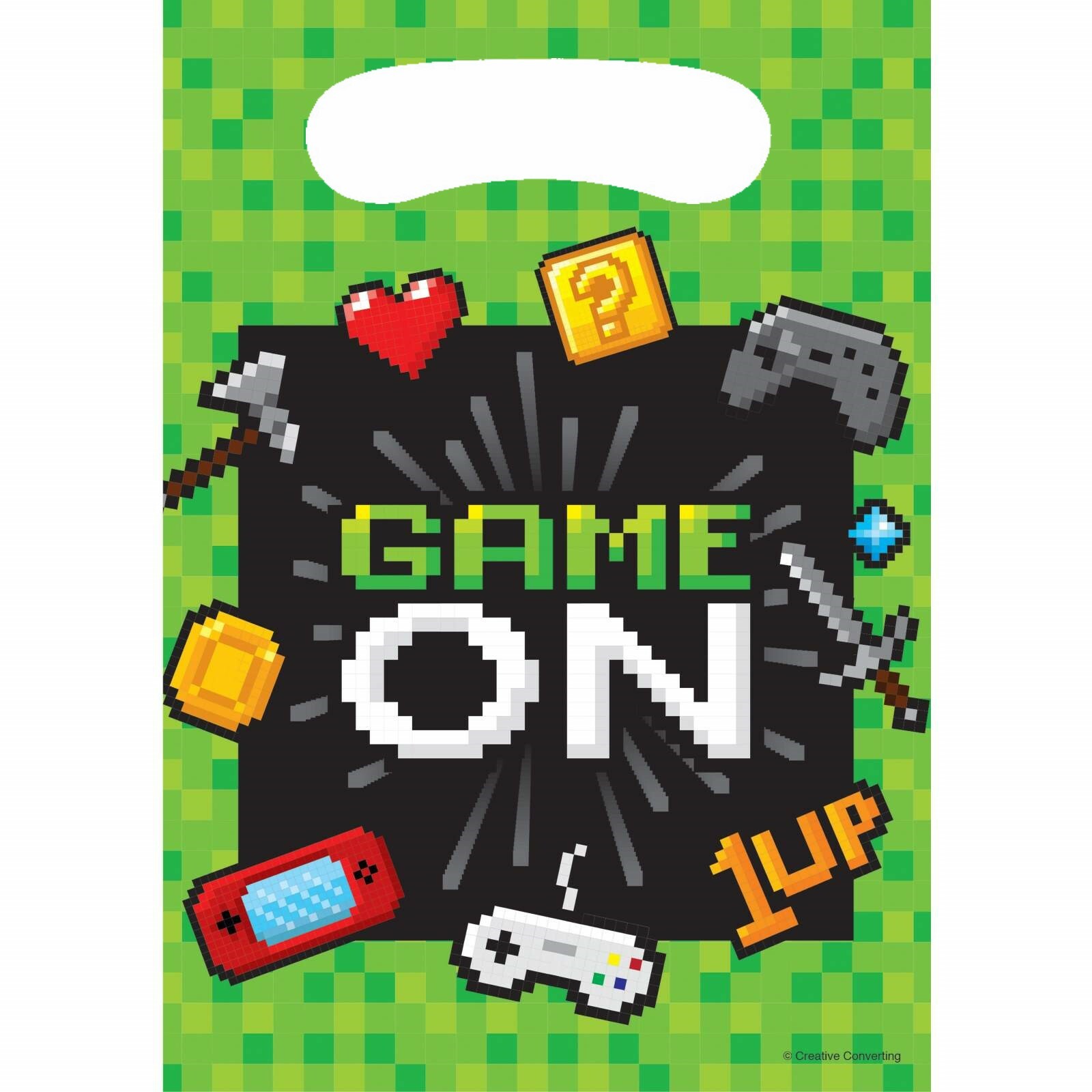 Gaming Party Lolly/Treat Bags (Pack of 8)