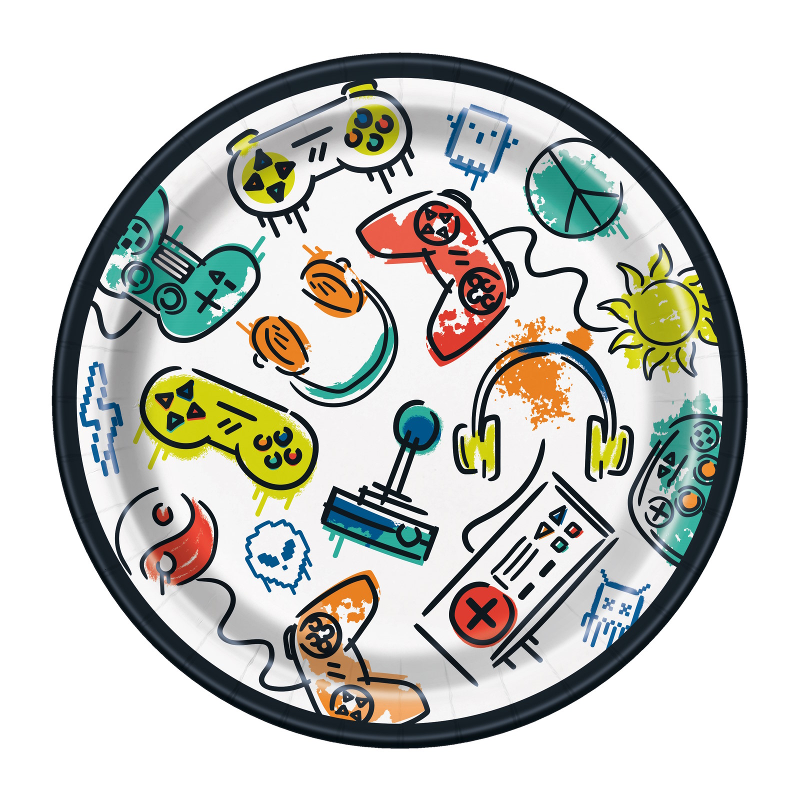 Next Level Gamer Birthday Small Paper Plates (Pack of 8)