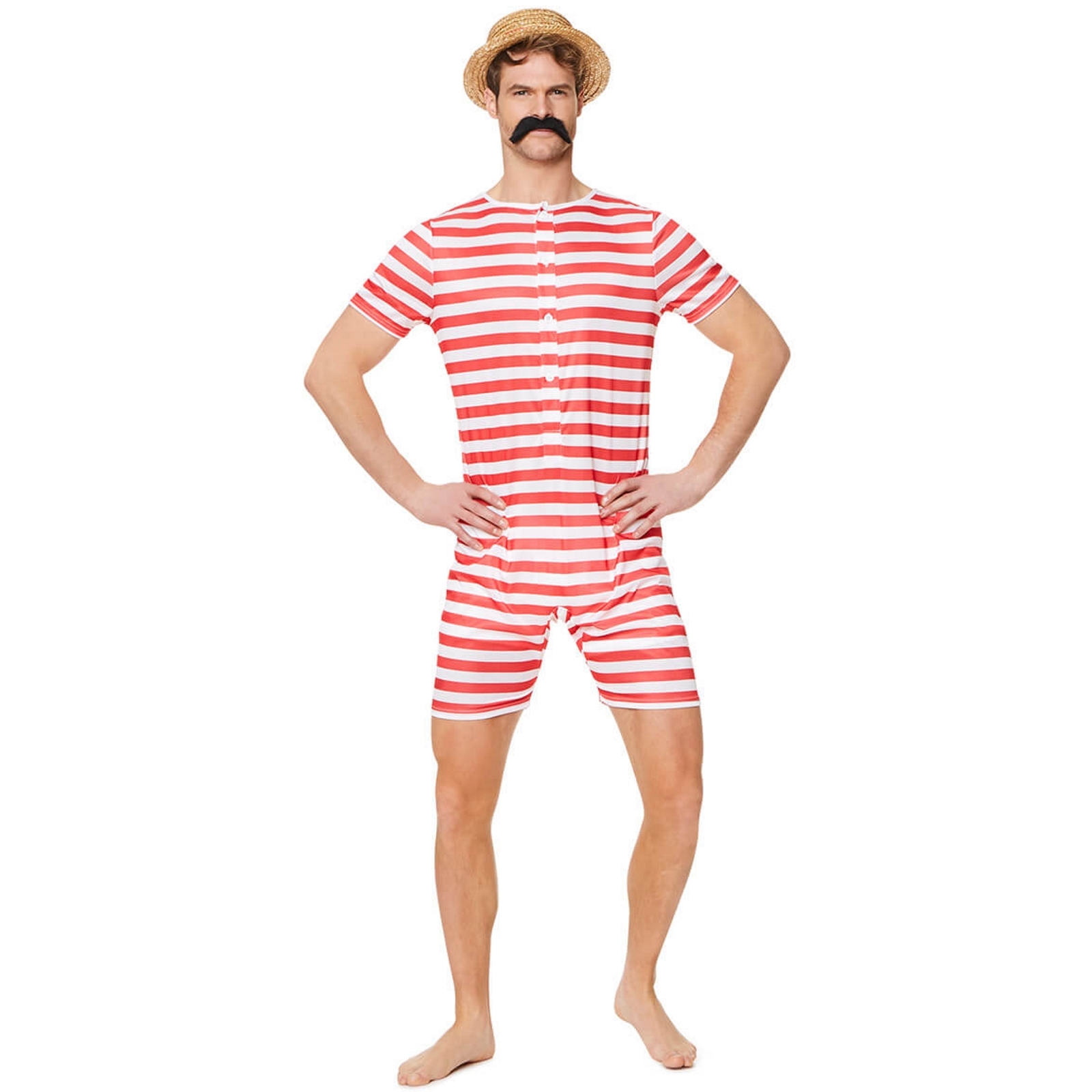 Old Time Bathing Suit Mens Costume Large