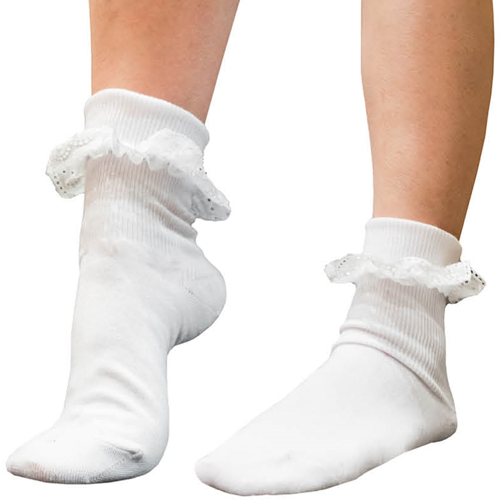 White Lace Frill Socks (1 Pair)