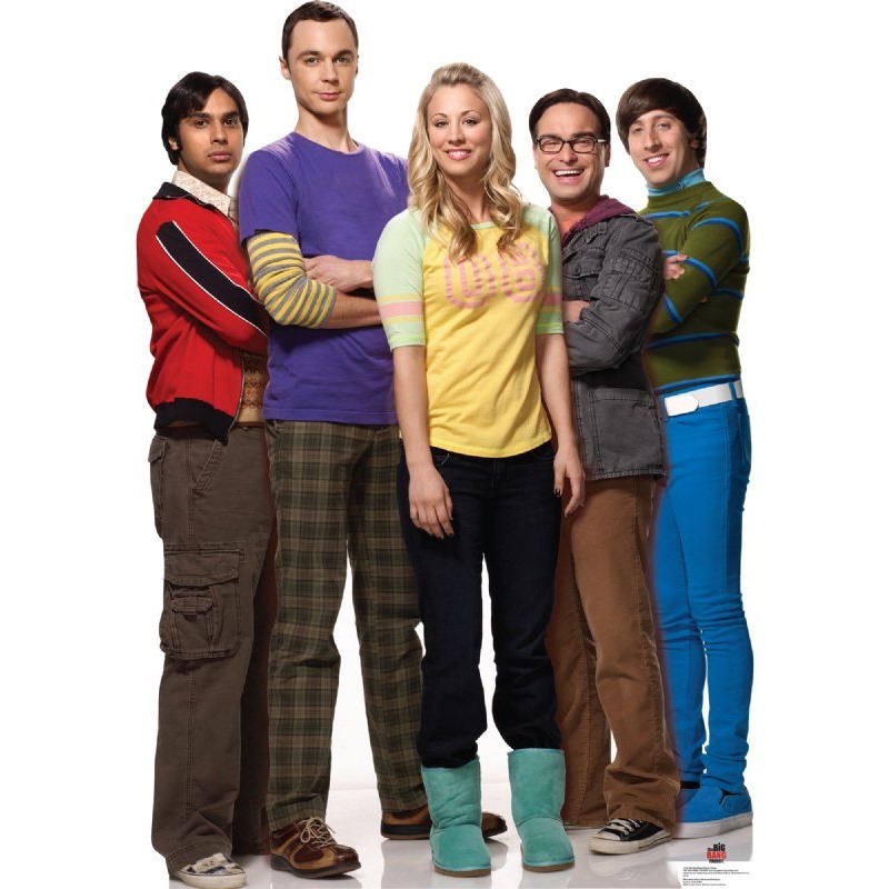 Big Bang Theory Group Stand Up Photo Prop
