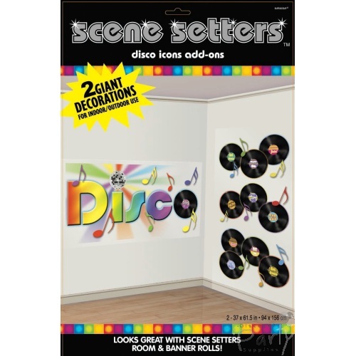 Disco Music Scene Setter Wall Decorations