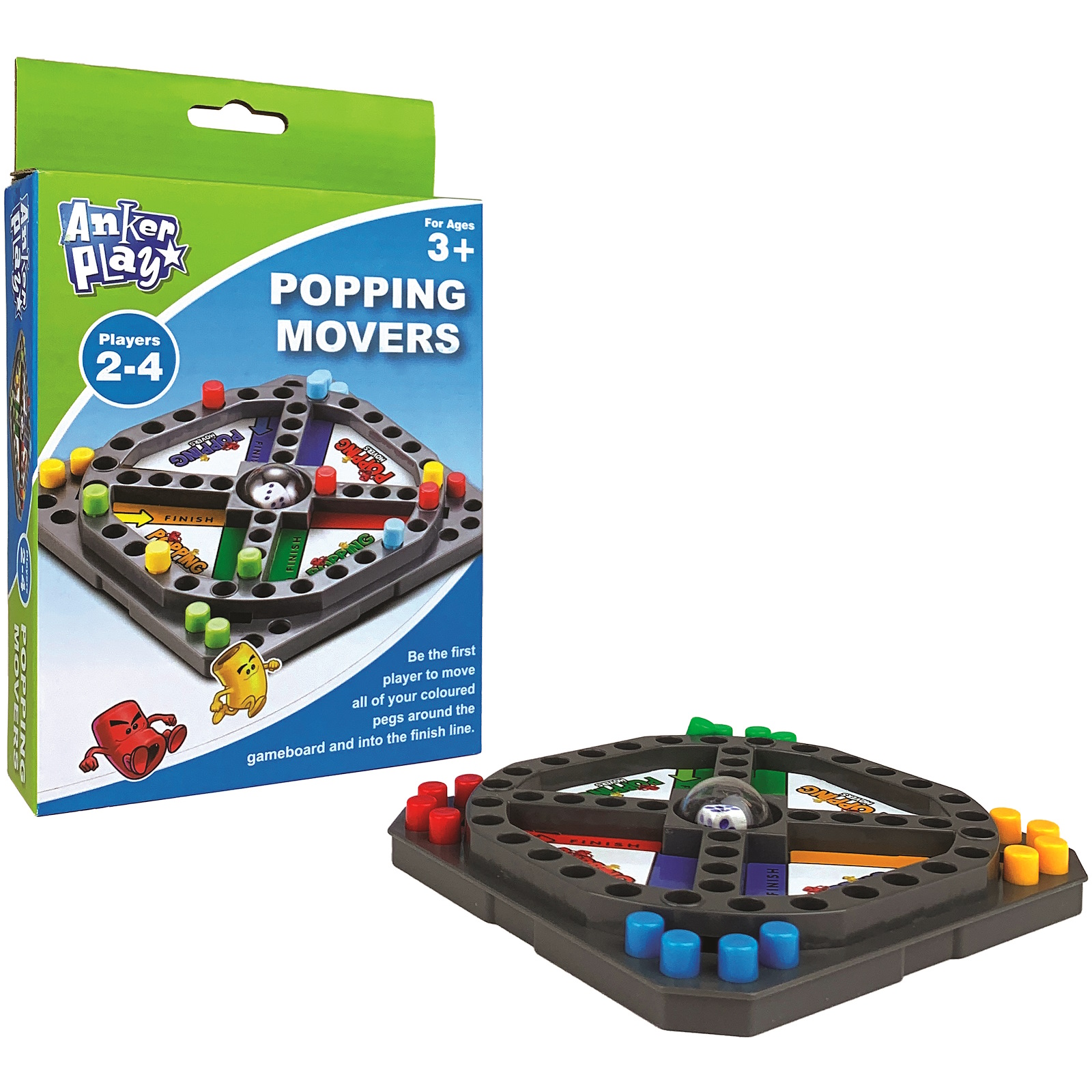 Popping Movers Travel Game
