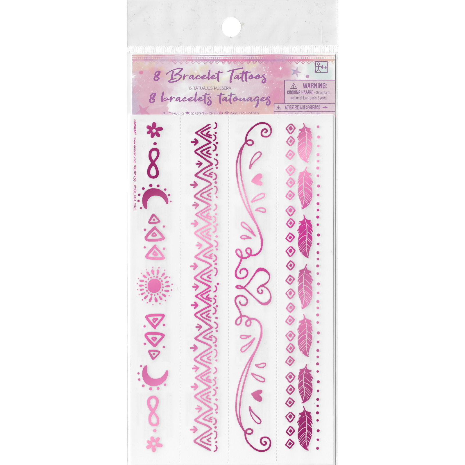 Girl-Chella Bracelet Tattoos (2 Sheets)