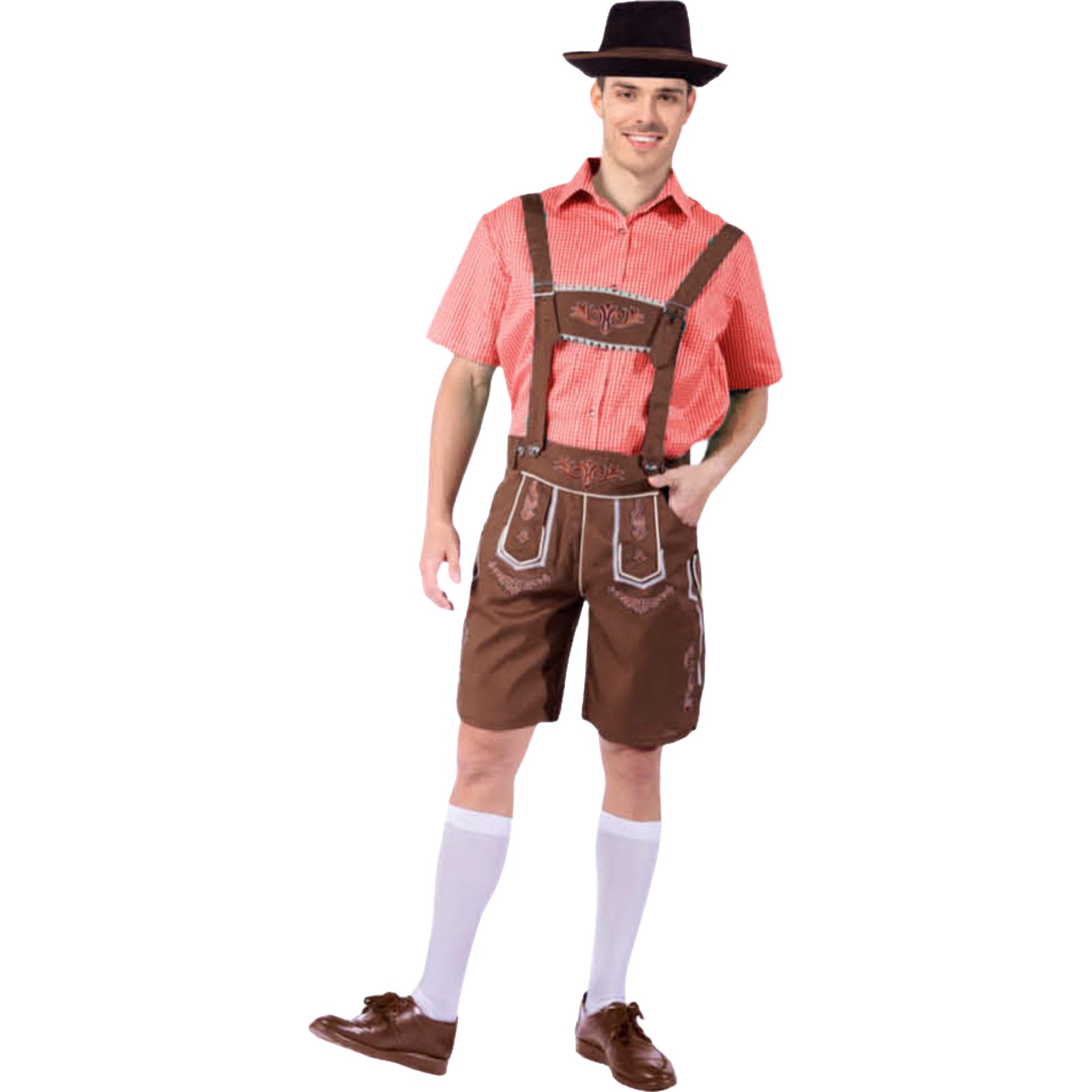 Red Checkered Beer Man Costume