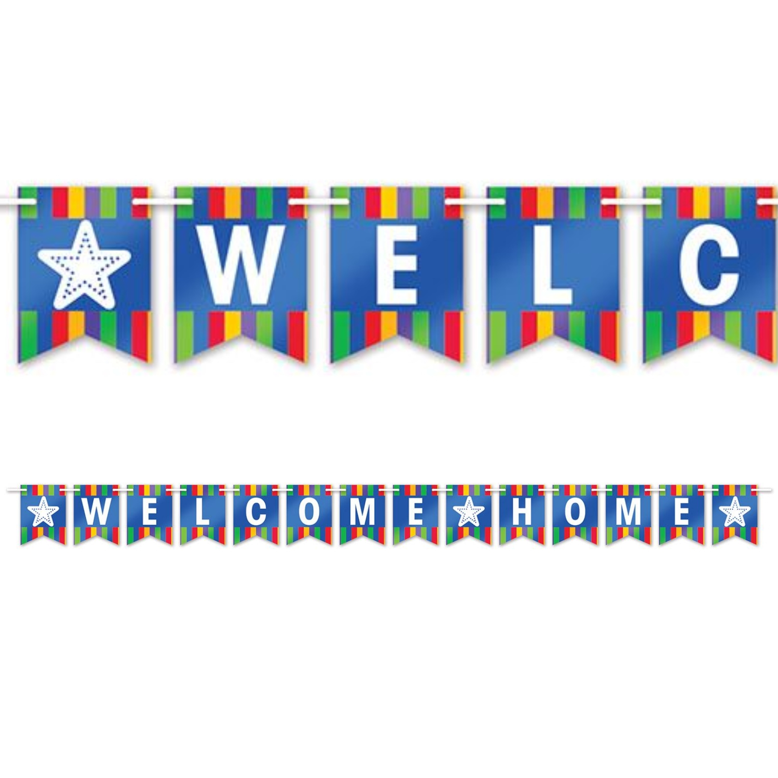 Welcome Home Pennant Banner