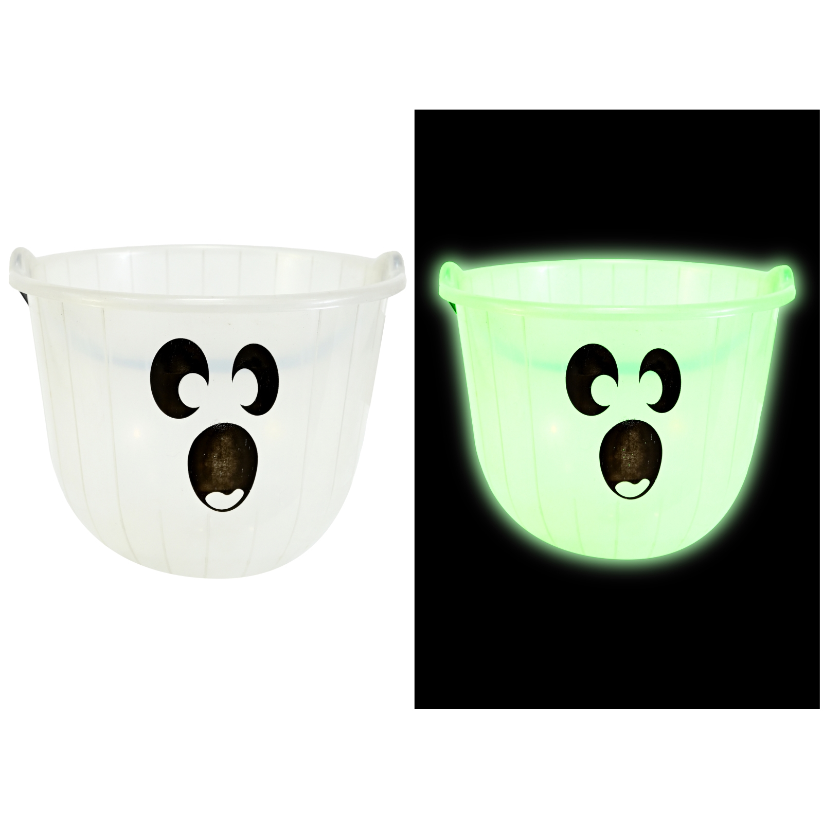 Glow In The Dark Ghost Trick or Treat Bucket