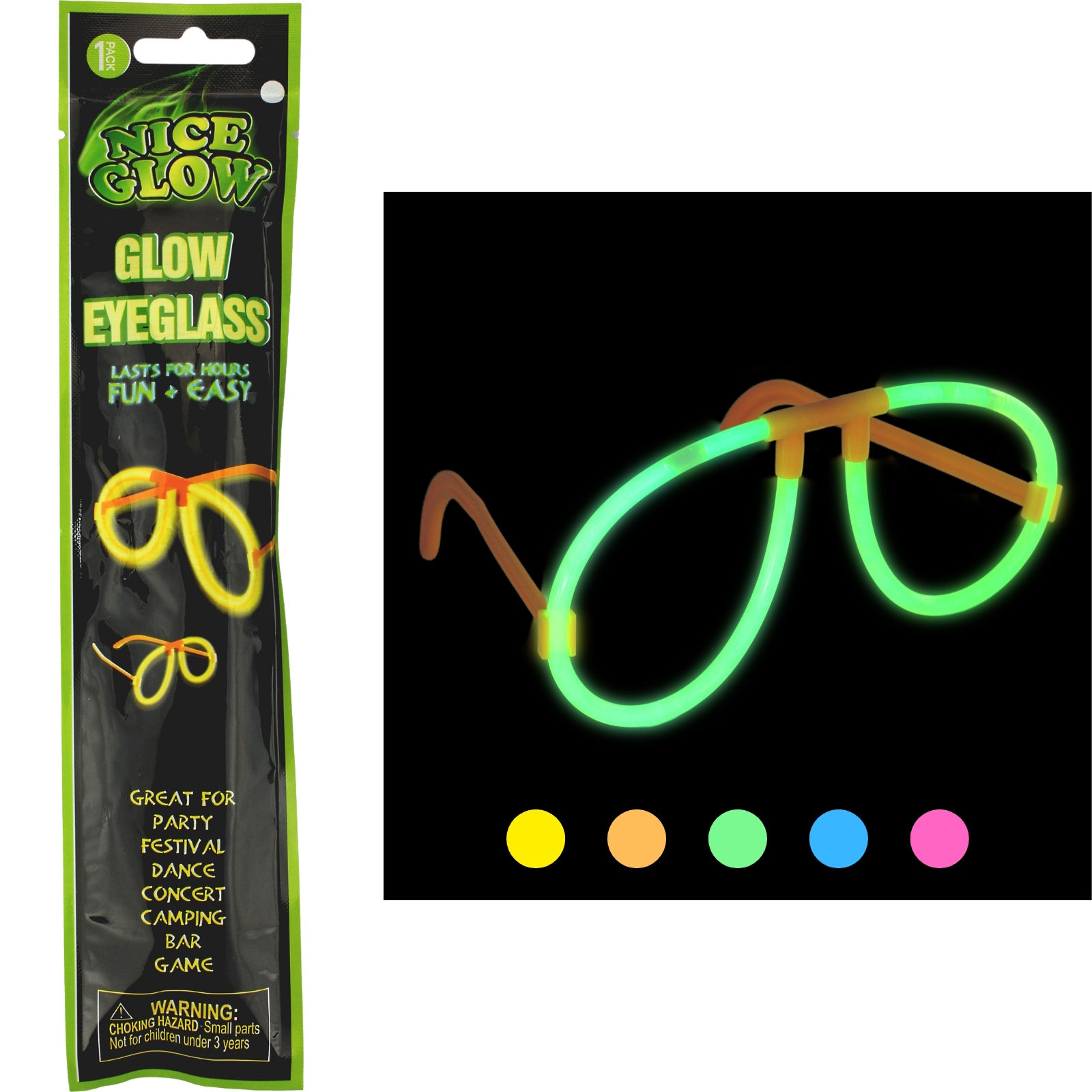 Glow Stick Glasses