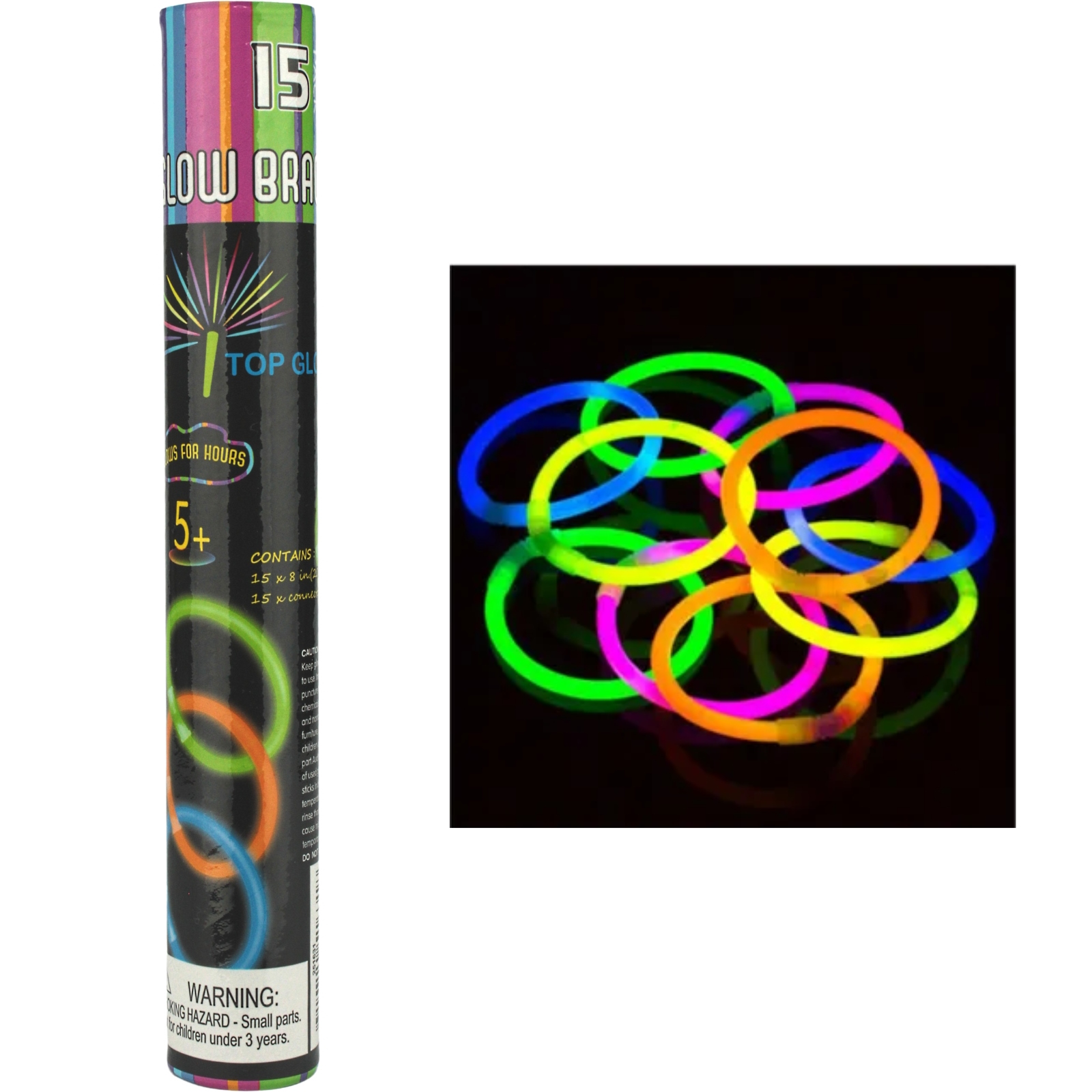 Glow Stick Bracelets (Pack of 15)