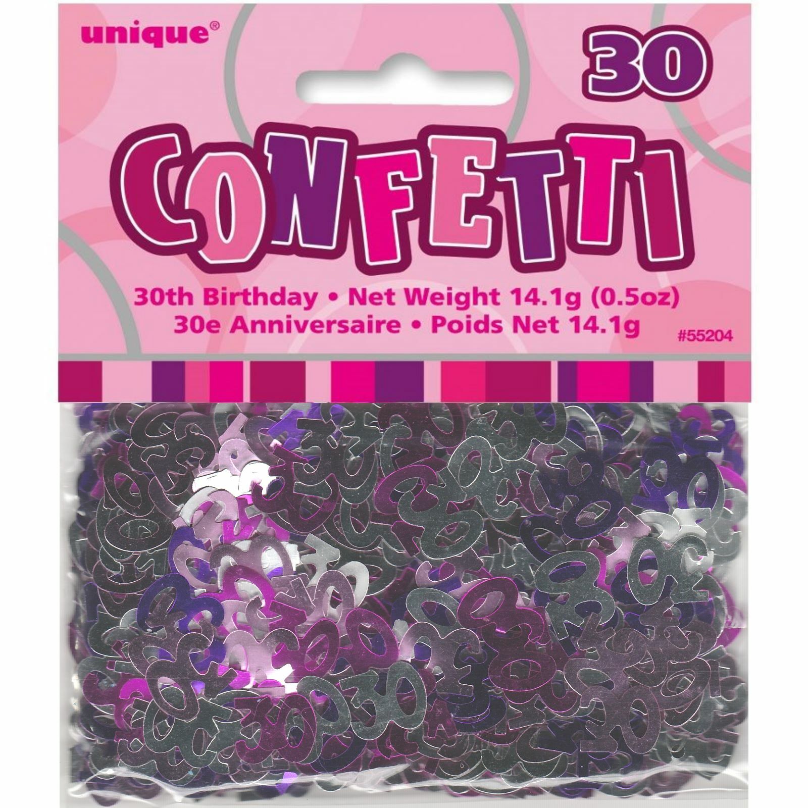 Glitz Pink 30th Birthday Confetti/Table Scatters