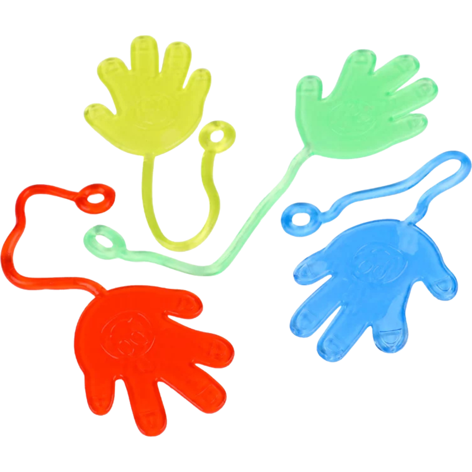 Assorted Mini Sticky Hands (Pack of 4)