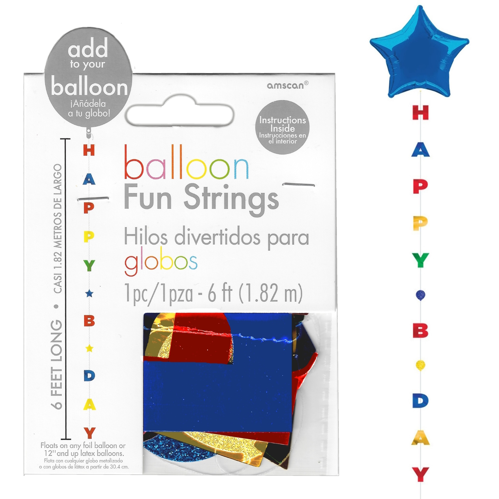 Happy Bday Balloon Fun String
