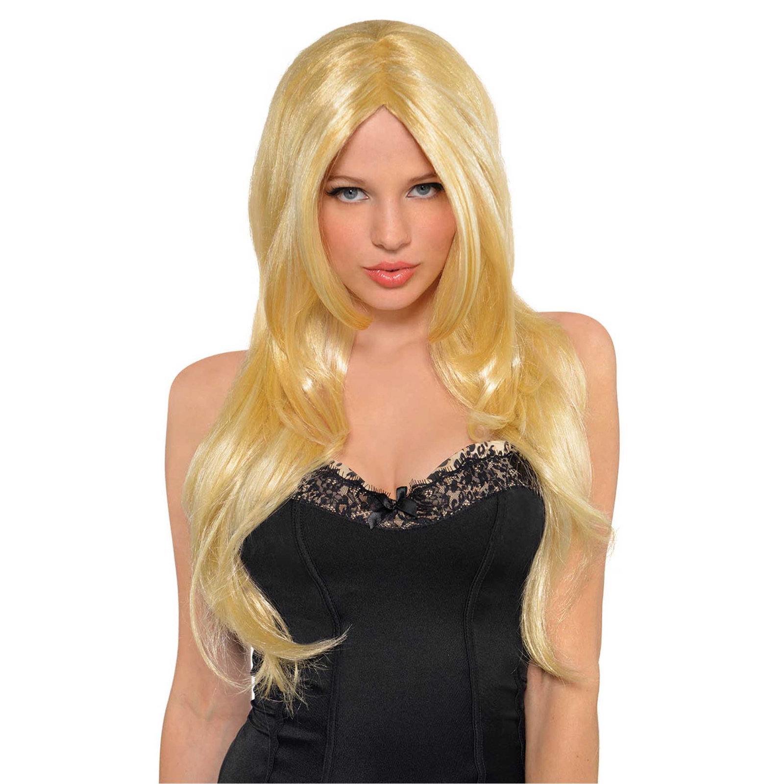 Adult Long Honey Blonde Wig