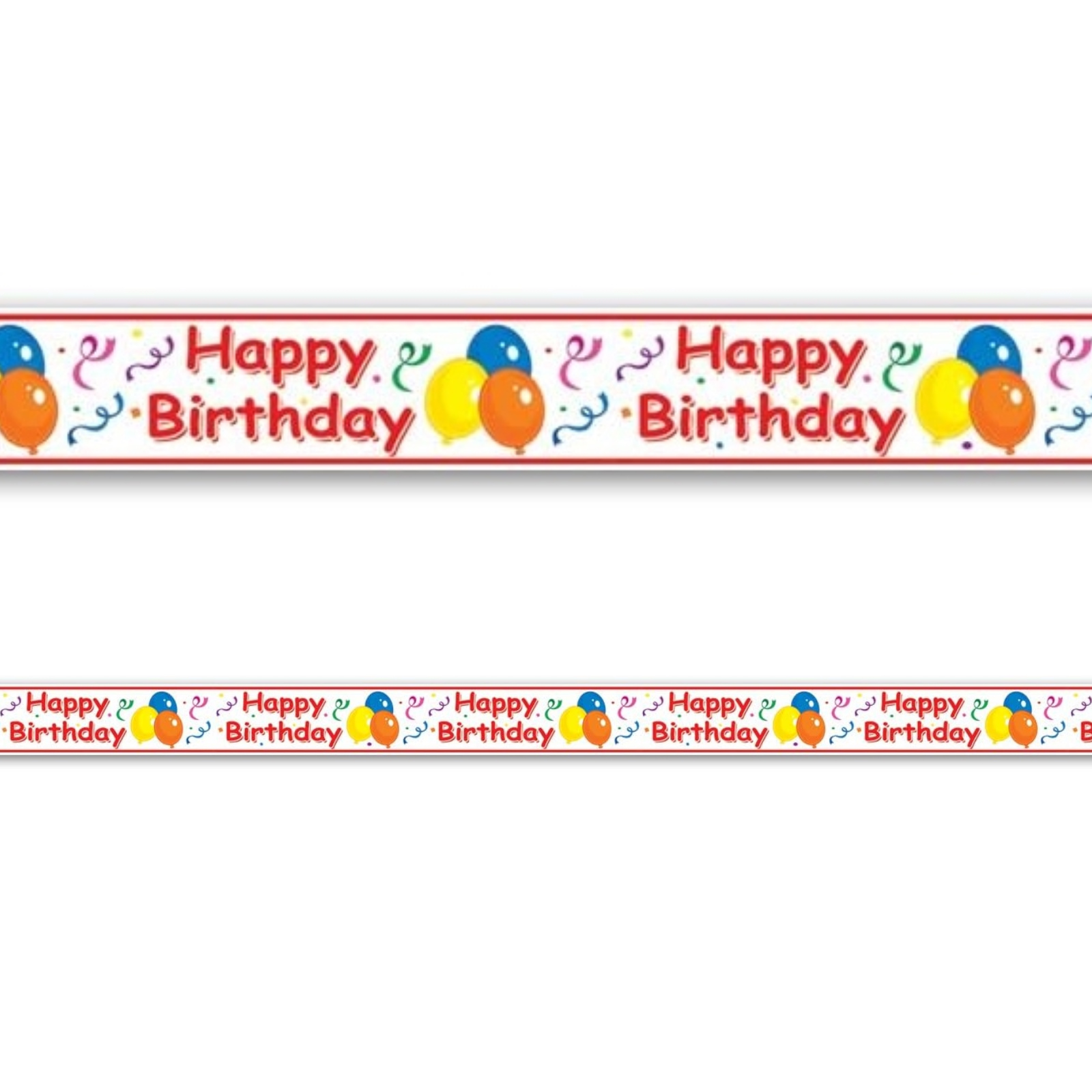 Happy Birthday Party Tape 6m
