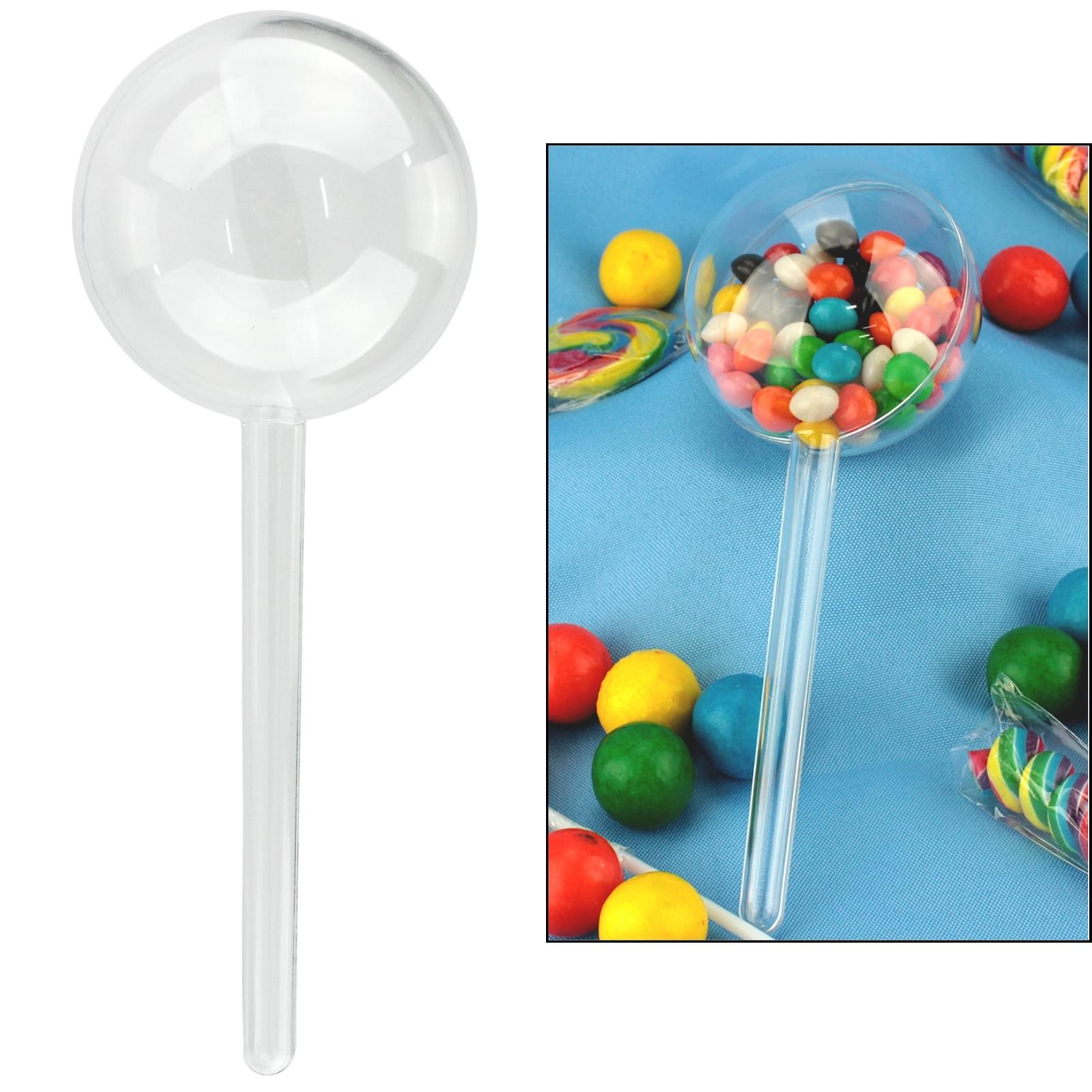 Clear Plastic Fillable Lollipop