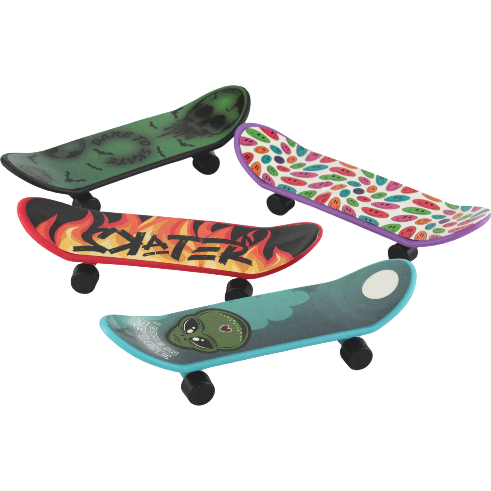 Mini Skateboards (Pack of 4)