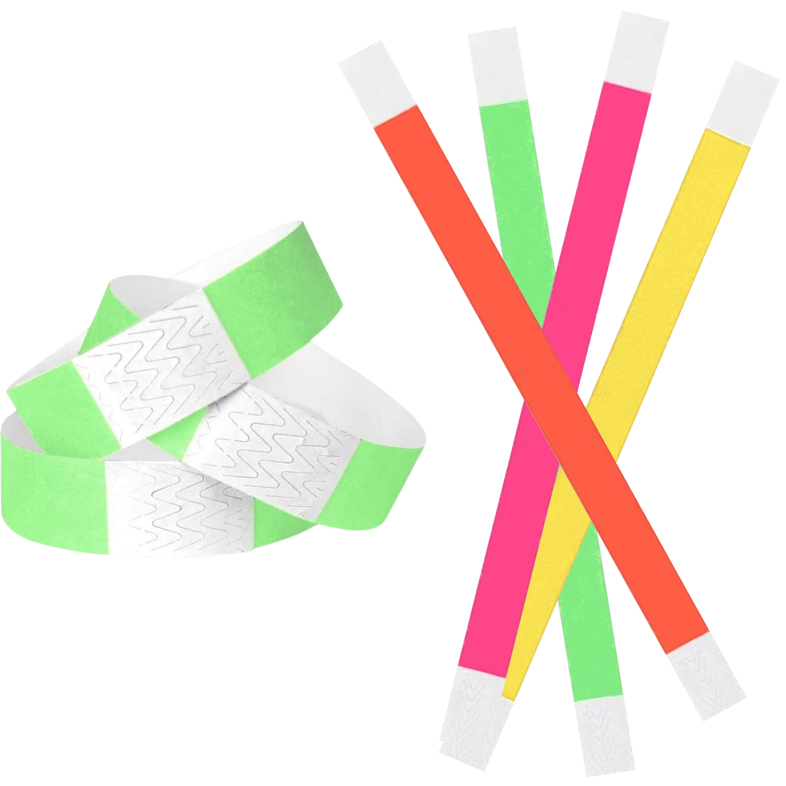 Coloured Wristbands (Packs of 10)