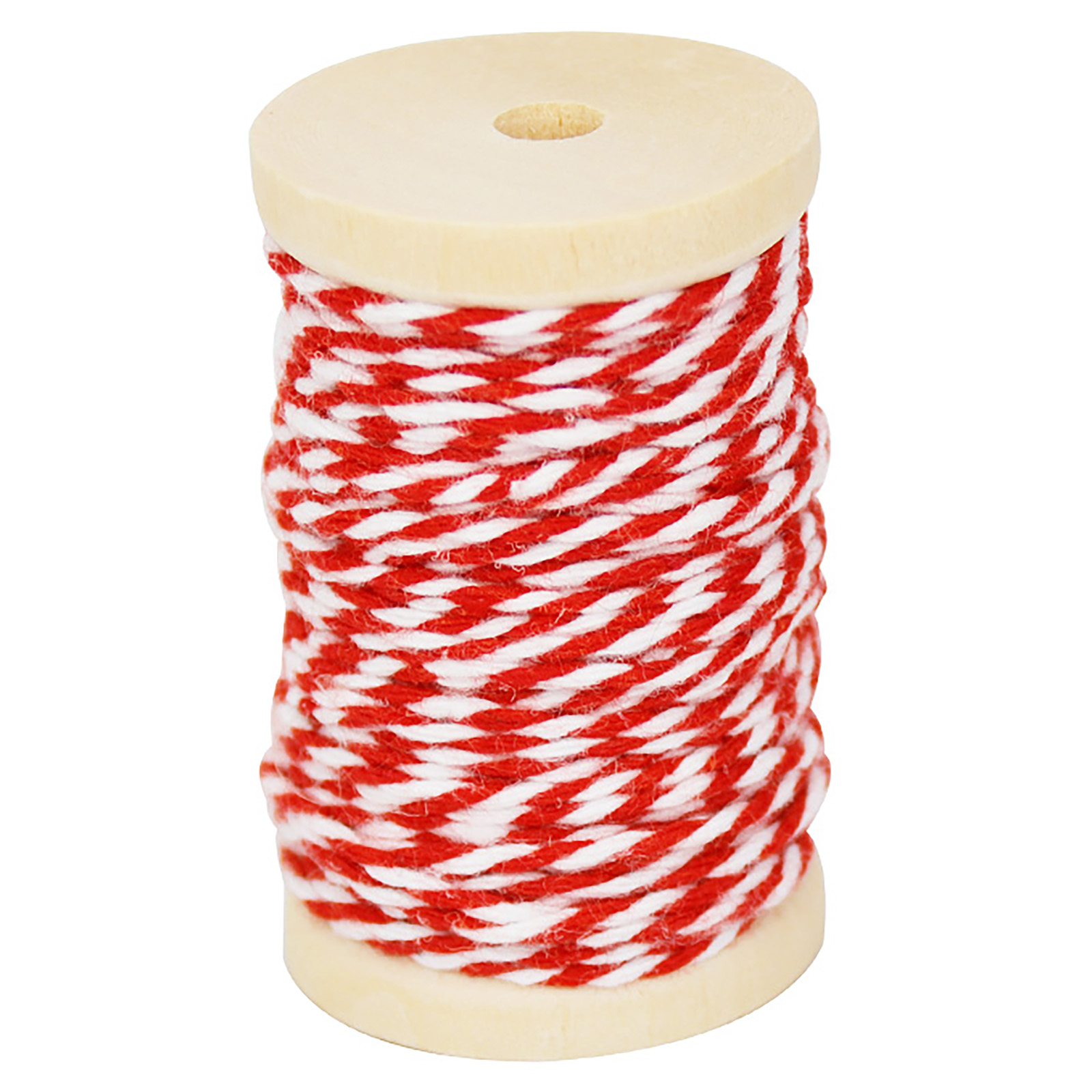 Red & White Cotton Twine (15m)