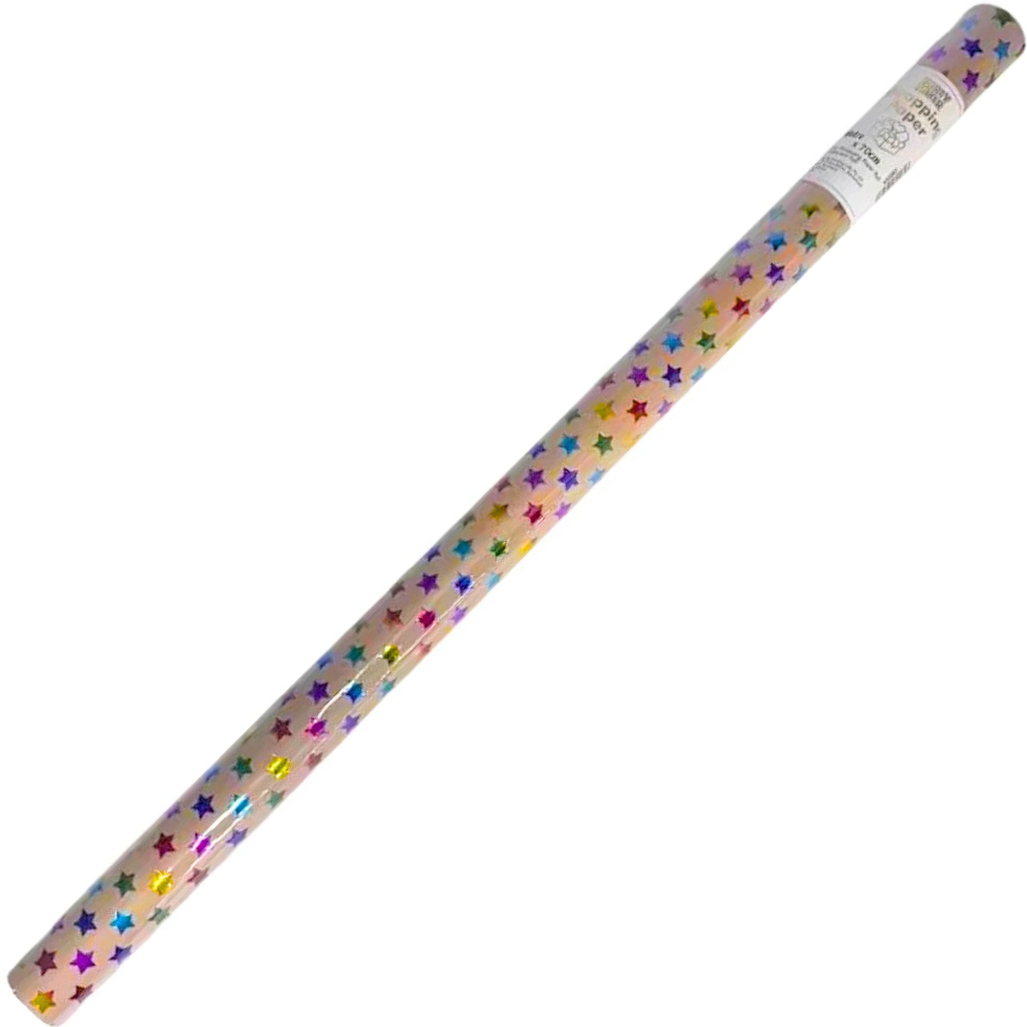 Rainbow Star Wrapping Paper 2m Roll 
