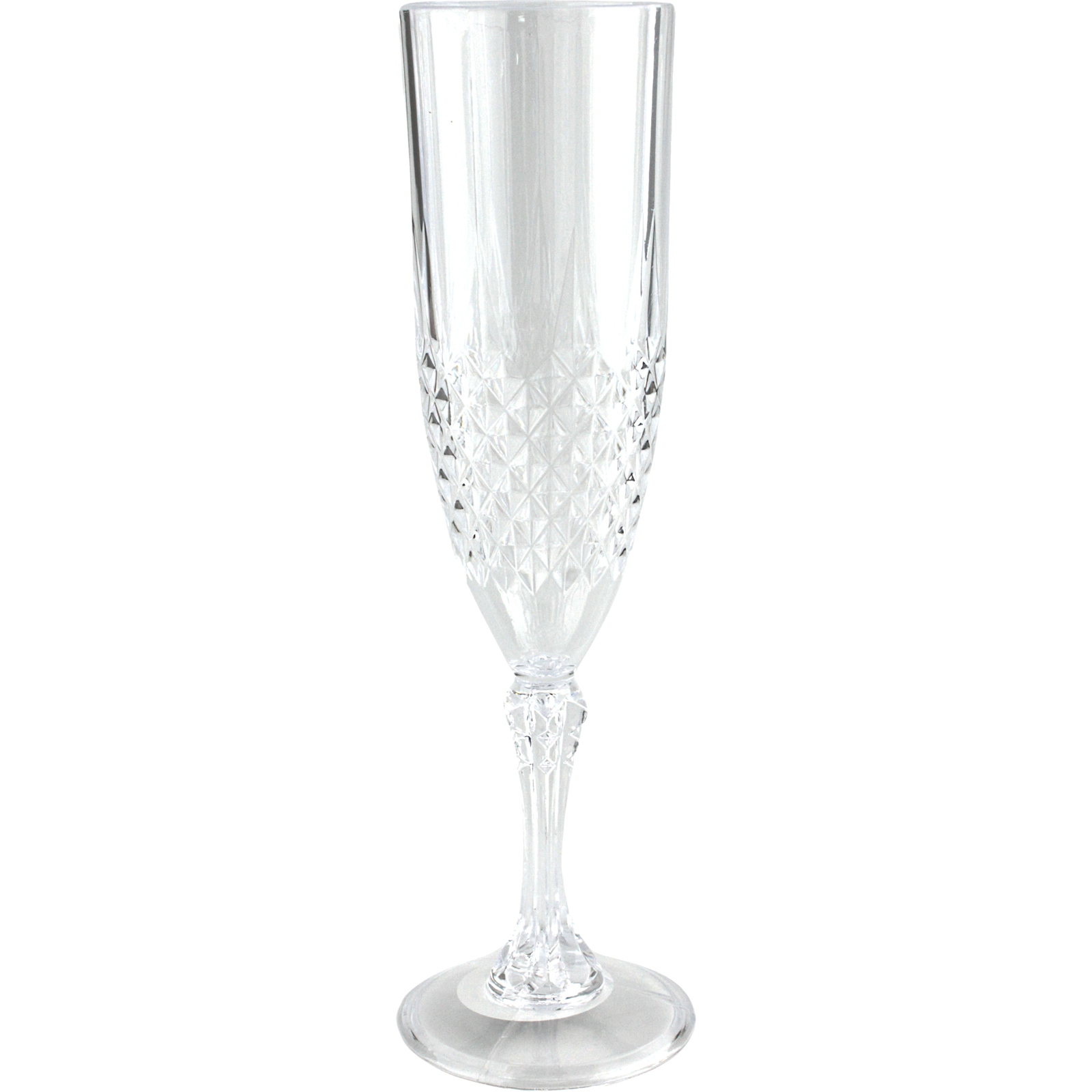 Crystal Look Clear Acrylic Champagne Glass